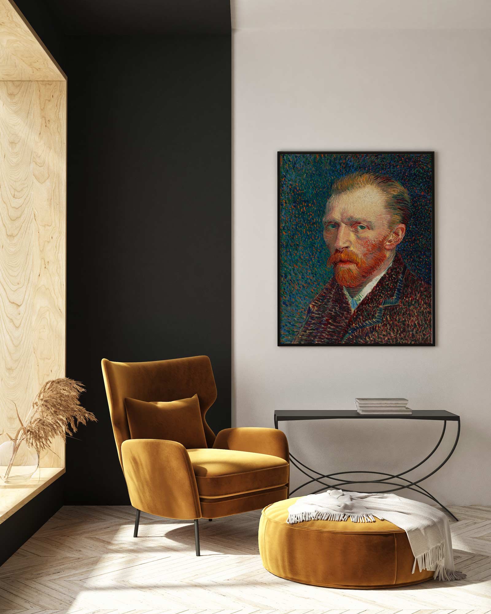 113 paveikslai spausdinti ant drobes - Autoportretas - Vincentas van Gogas