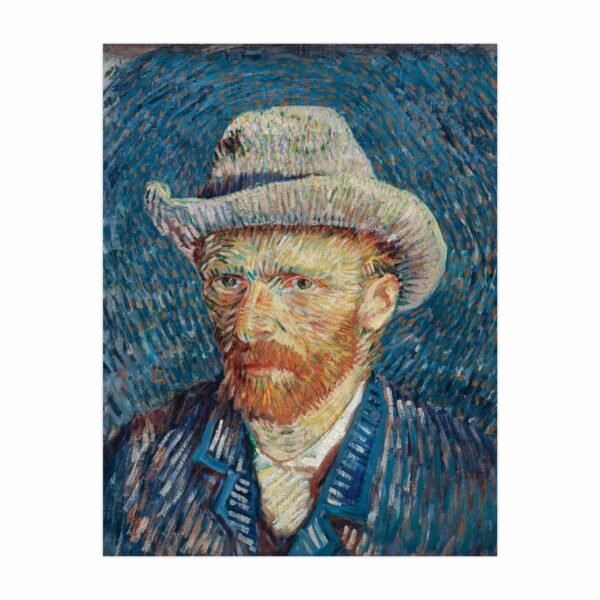 116 paveikslai pirkti - Autoportretas su pilka veltinio kepure - Vincentas van Gogas