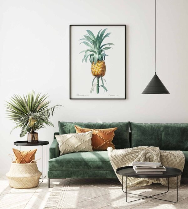 35 paveikslas Geltonas ananasas – Pierre-Joseph Redouté