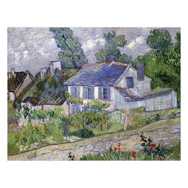132 paveikslas su krastovaizdziu - Namai Auverse - Vincentas van Gogas