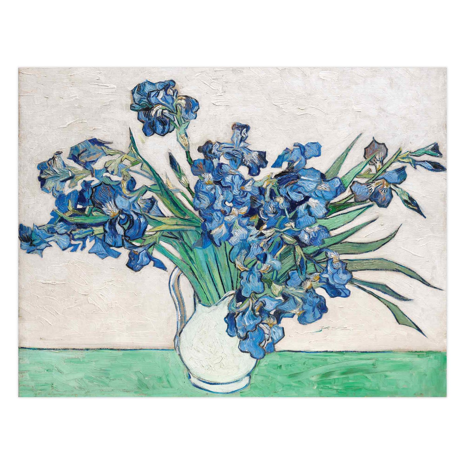135 plakatas - Irisai 1890 - Vincentas van Gogas