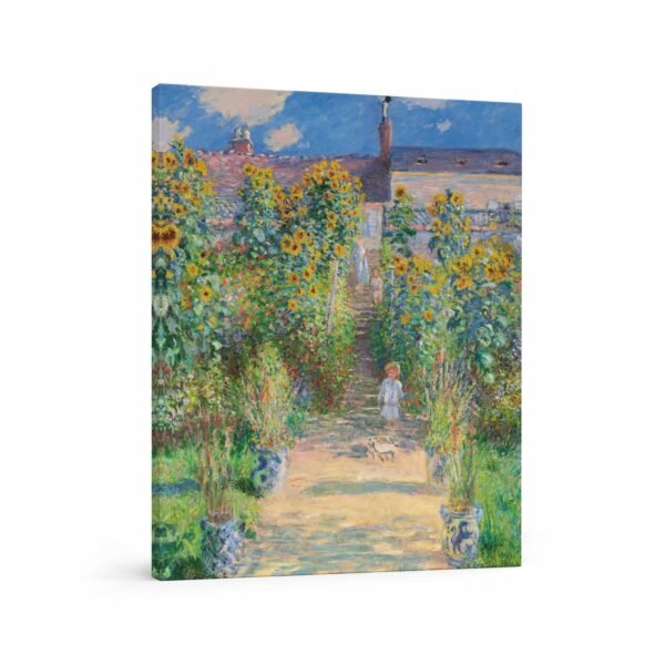 151 paveikslas ant drobes - Dailininko sodas Vétheuil – Klodas Monė