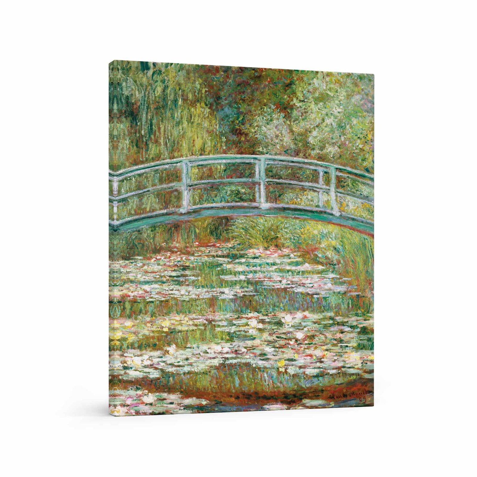 156 gamtos paveikslas - Tiltas virš vandens lelijų tvenkinio - Klodas Monė