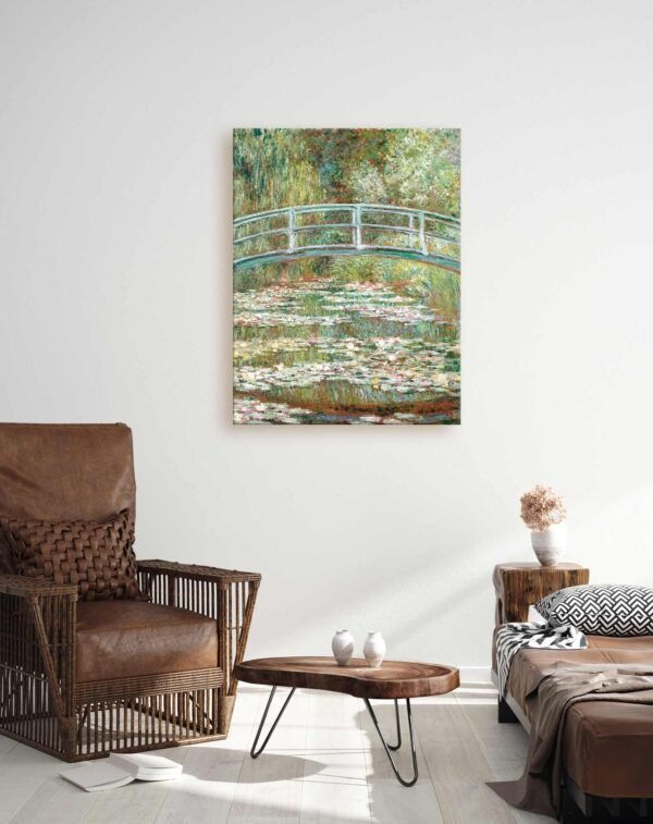 156 svetaineje paveikslas - Tiltas virš vandens lelijų tvenkinio - Klodas Monė
