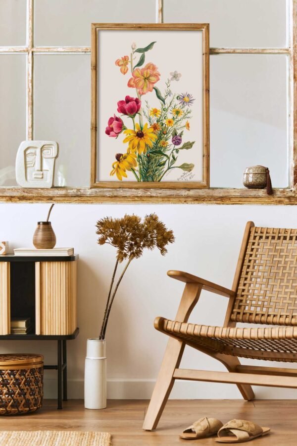 274-paveikslai internetu - Gėlių puokštė - Mary Vaux Walcott